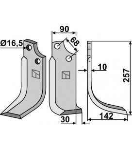 Blade, right model