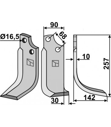 Blade, right model