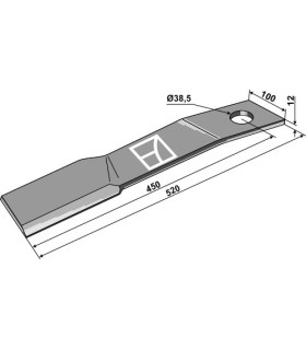 Mover-blade 520mm - left
