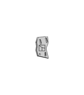 Bracket for trash board - left