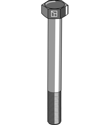 Hexagon bolt M14x2x100 without nut