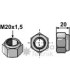 Låsmutter M20x1,5-10,9 Maschio