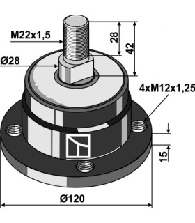 Bearing usable for slurry