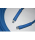 Högtrycksslang Hetvatten blå 45m 400bar 2SC 3/8 3/8inv-3/8utv