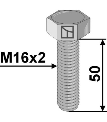 Bolt - M16x2 - 10.9