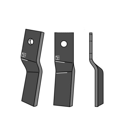 Rotary tine, left model