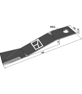 Mover-blade 760mm - left