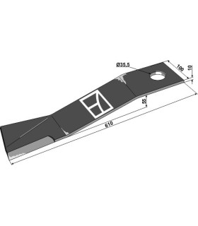 Mover-blade 610mm - left