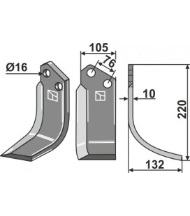 Blade, right model