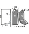 Blade DURAFACE, left model