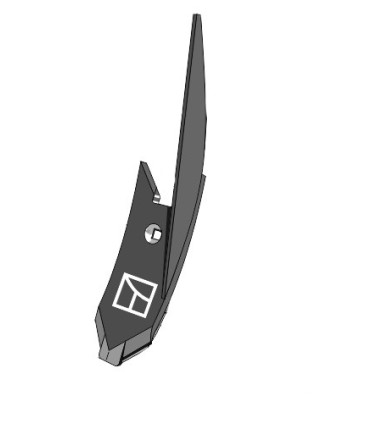 Lateral cultivator point - right