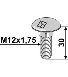Bolt M12x1,75