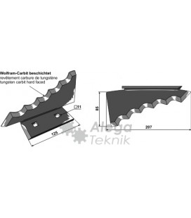 Kniv Foderblandare Keenan Vä 207mm Tjocklek 6mm