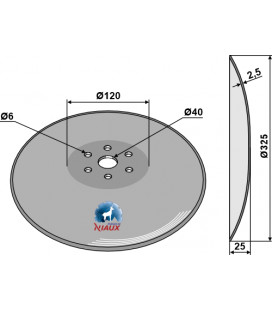 Tracer disc Ø325x2,5