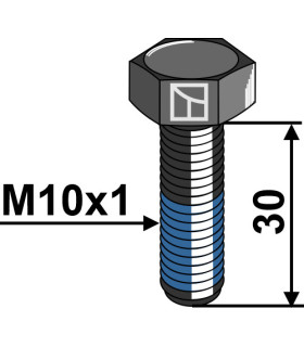 Bolt with self-locking thread