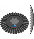 Wavy disc Ø570x6