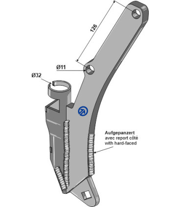 Adapter for seed opener