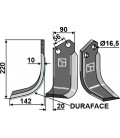 Blade DURAFACE, left model