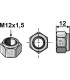 Self-locking nut M12x1,5