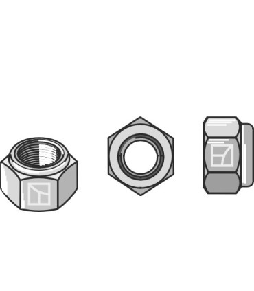 Self-locking nut M12x1,5