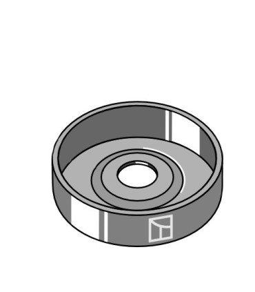 Cap piece of the bearing