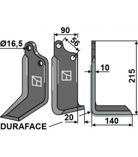Blade DURAFACE, right model