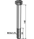 Hexagon bolt M12x1,75x140 without nut