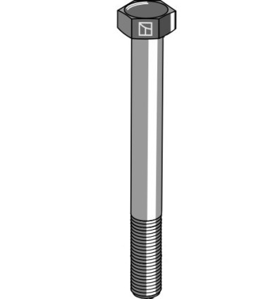 Hexagon bolt M12x1,75x140 without nut