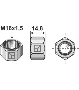 Nut M16x1,5
