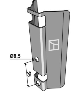 Bracket for trailing shoe