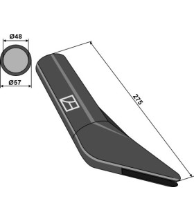 Rubber slurry nozzle