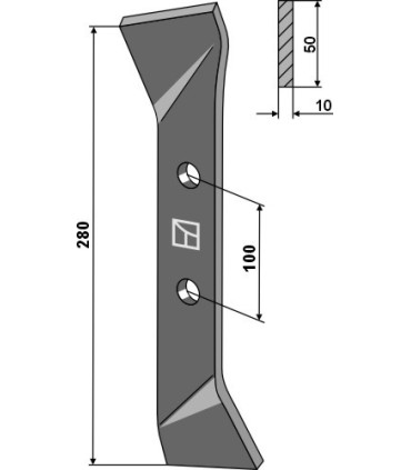 Blade 280mm