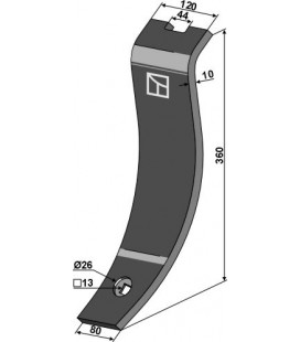 Guideboard 360x120x80mm