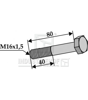 Bult M16x1,5 fingängad Maschio Agrimaster