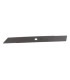 Straw chopper flail blade