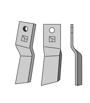 Rotary tine, right model