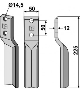 Rotary tine