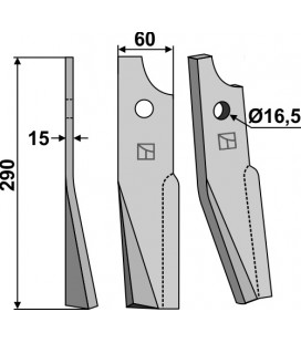 Rotary tine, left model