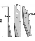 Rotary tine, left model