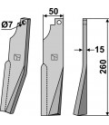 Rotary tine, right model