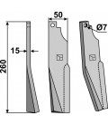 Rotary tine, left model