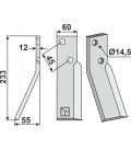Rotary tine, left model