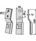 Rotary tine, right model