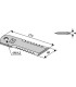Straw chopper flail blade