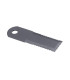 Straw chopper flail blade