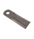 Straw chopper flail blade