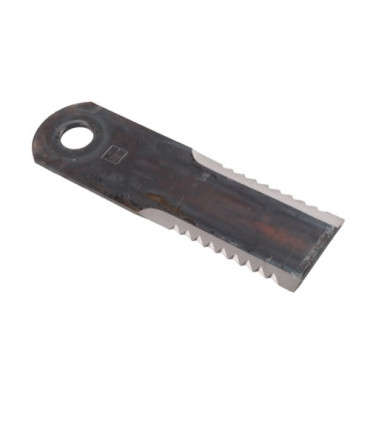 Straw chopper flail blade