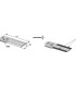 Straw chopper flail blade