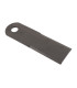 Straw chopper flail blade