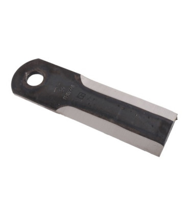 Straw chopper flail blade